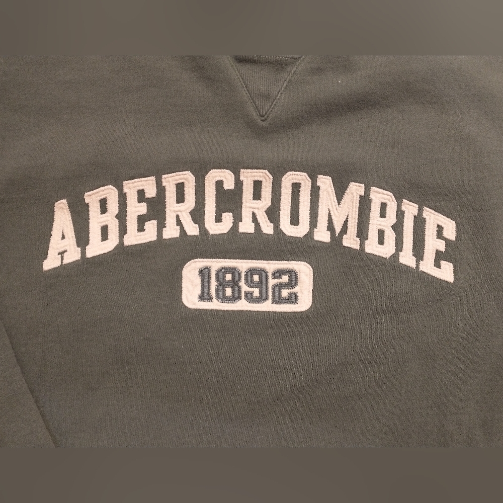 Abercrombie & Fitch Men's Green XL Sweatshirt. - Picture 3 of 8
